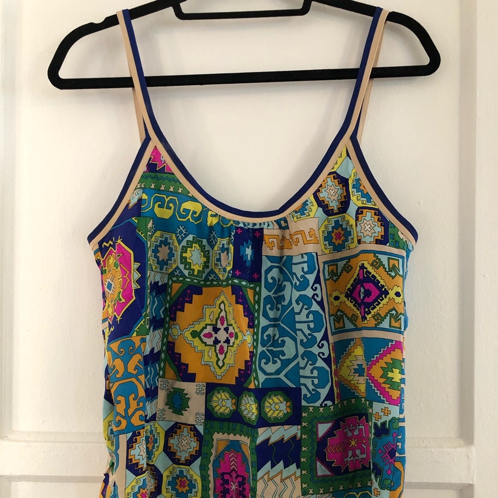 Trina Turk Silky Multicolor Tank